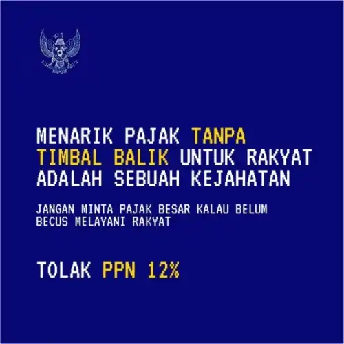 Tagar TolakPPN12 Menggema Bentuk Protes Publik Rencana Kenaikan Pajak di 2025