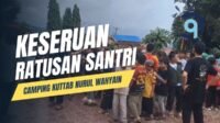 Keseruan Ratusan Santri di Camping Kuttab Nurul Wahyain