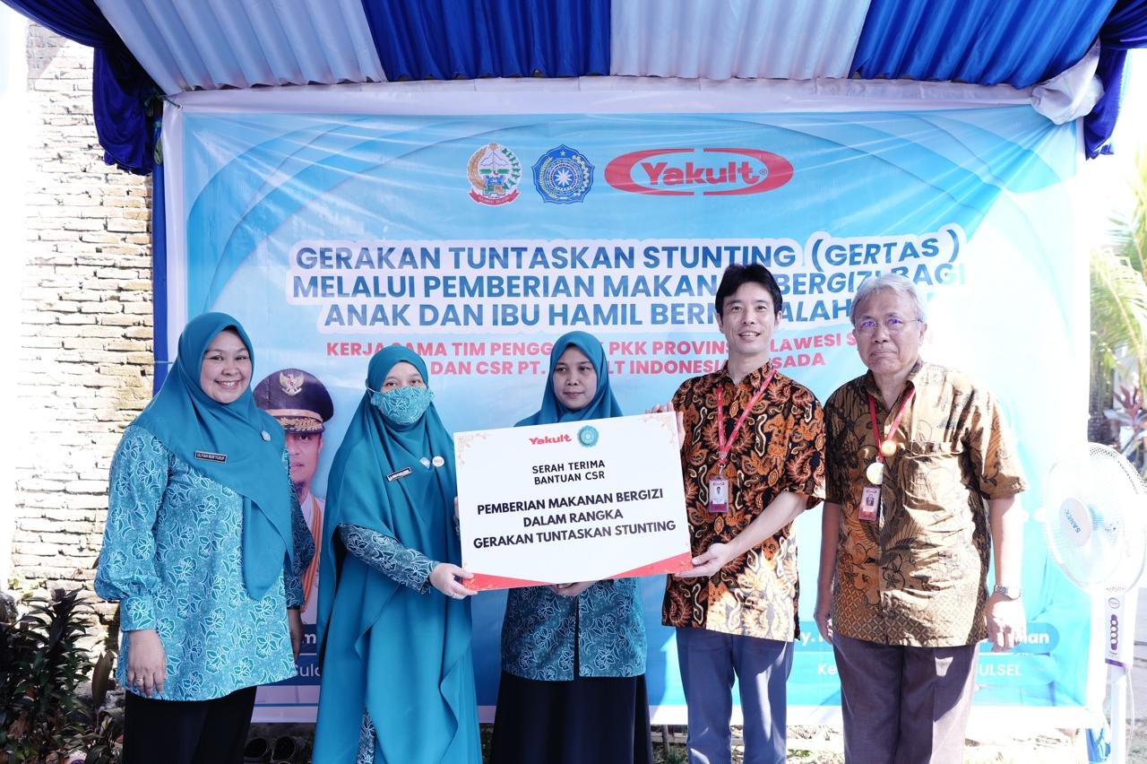 Ketua TP PKK Sulsel Hadiri Kick Off Gerakan Tuntaskan Stunting di Maros
