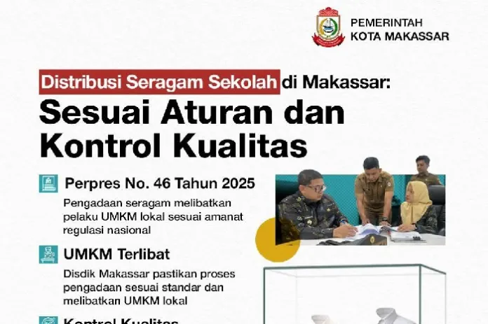 PGRI Sulsel Apresiasi Program Seragam Gratis Disdik Distribusi Secara Merata