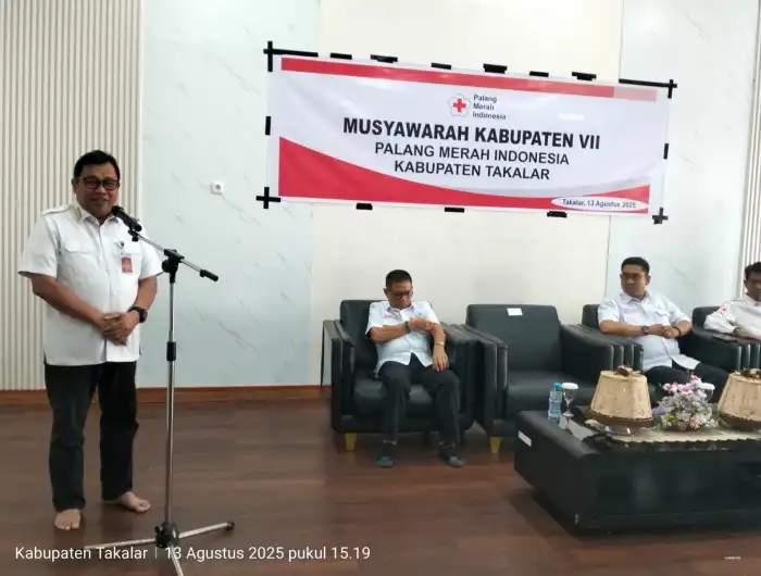 Muskab sukses digelar Daeng Manye Terpilih Pimpin PMI Kabupaten Takalar Periode 2025 2030