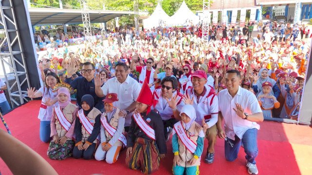 Wings for UNICEF dan Nuvo Family Gelar Kampanye Hidup Sehat di Maros Bupati Chaidir Syam Apresiasi