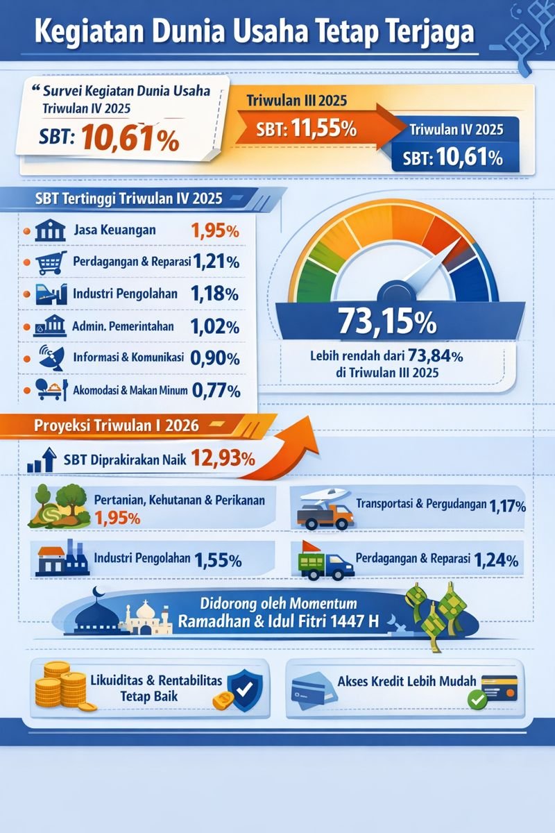 Kegiatan Dunia Usaha Tetap Terjaga