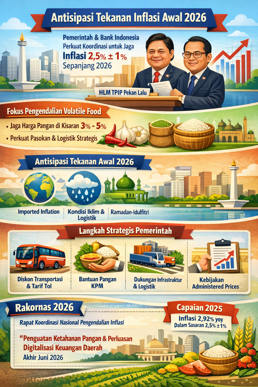 Antisipasi Tekanan Inflasi Awal 2026