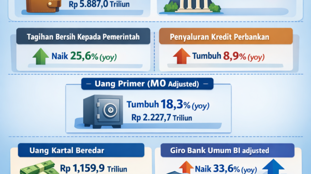 Uang Beredar Tumbuh Positif