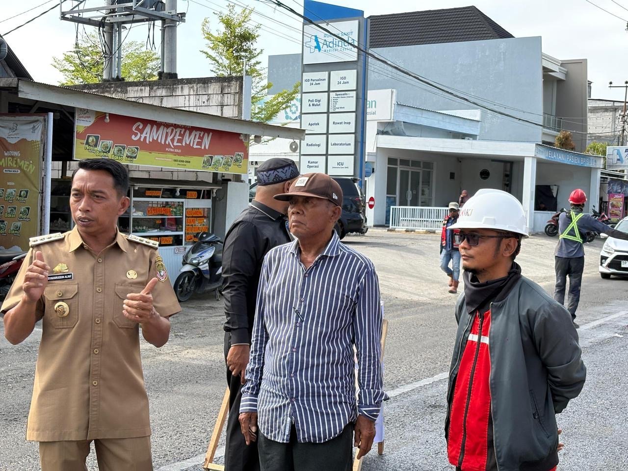 Bupati Sidrap Cek Proyek Jalan Provinsi Sampaikan Terima Kasih kepada Gubernur dan Wagub