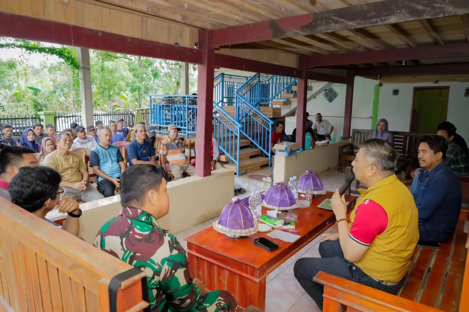 Wabup Barru Abustan Ajak Warga Palakka Hidupkan Lahan Tidur Lewat Pengembangan Kopi Rakyat