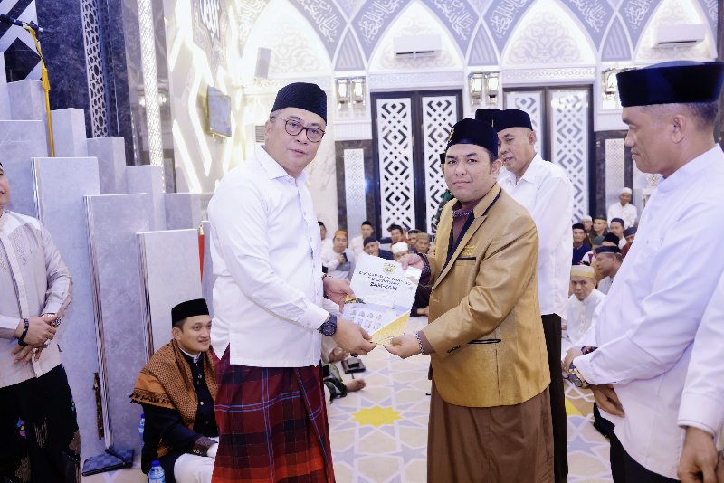 Wakil Bupati Barru Kukuhkan Pengurus Masjid Baiturrahman H Lawe