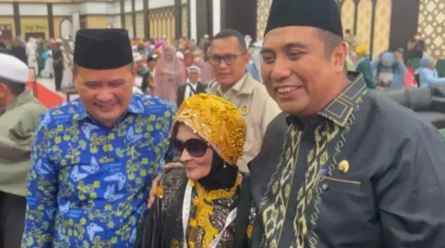 387 Jamaah Haji Kloter 14 Asal Maros Tiba di Tanah Air Disambut Bupati dan Wabup