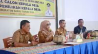 Bupati Andi Ina Pantau Langsung Ujian Seleksi Bakal Calon Kepala Desa se Kabupaten Barru