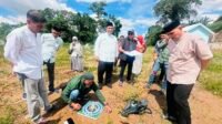 Bupati Maros Turun Ukur Arah Kiblat Masjid RS Camba Segera Dibangun