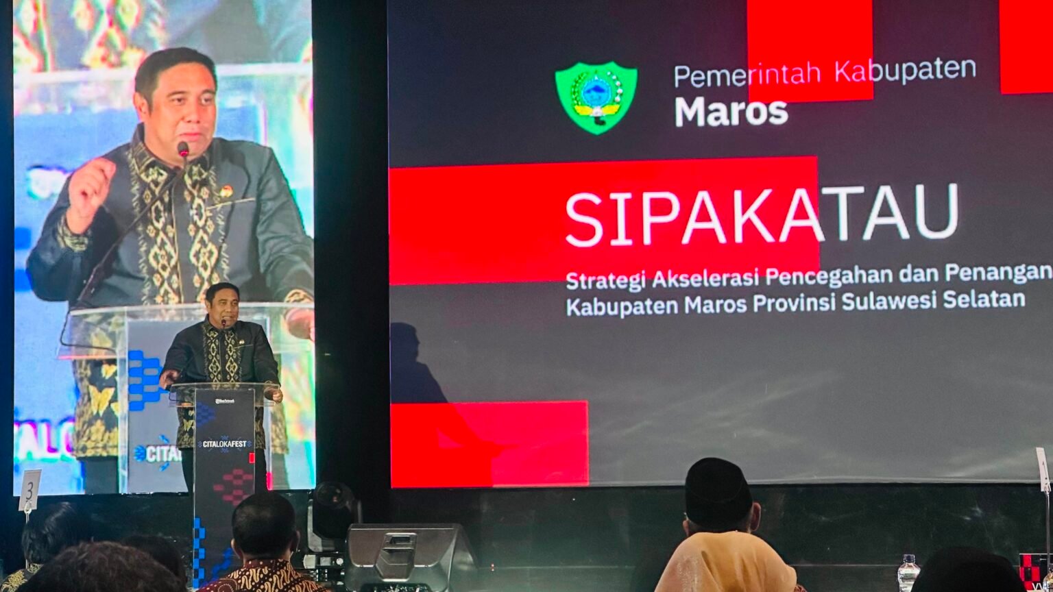 Inovasi Sipakatau Dongkrak Temuan Kasus TB di Maros Bupati Chaidir Syam Raih Penghargaan
