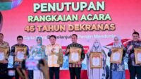 Ketua DPRD Sulsel Hadiri Penutupan HUT Dekranas ke 46 di Makassar Dorong Penguatan Ekonomi Kreatif