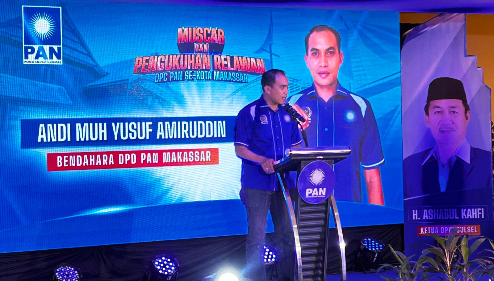 PAN Makassar Targetkan Kursi di Semua Dapil scaled