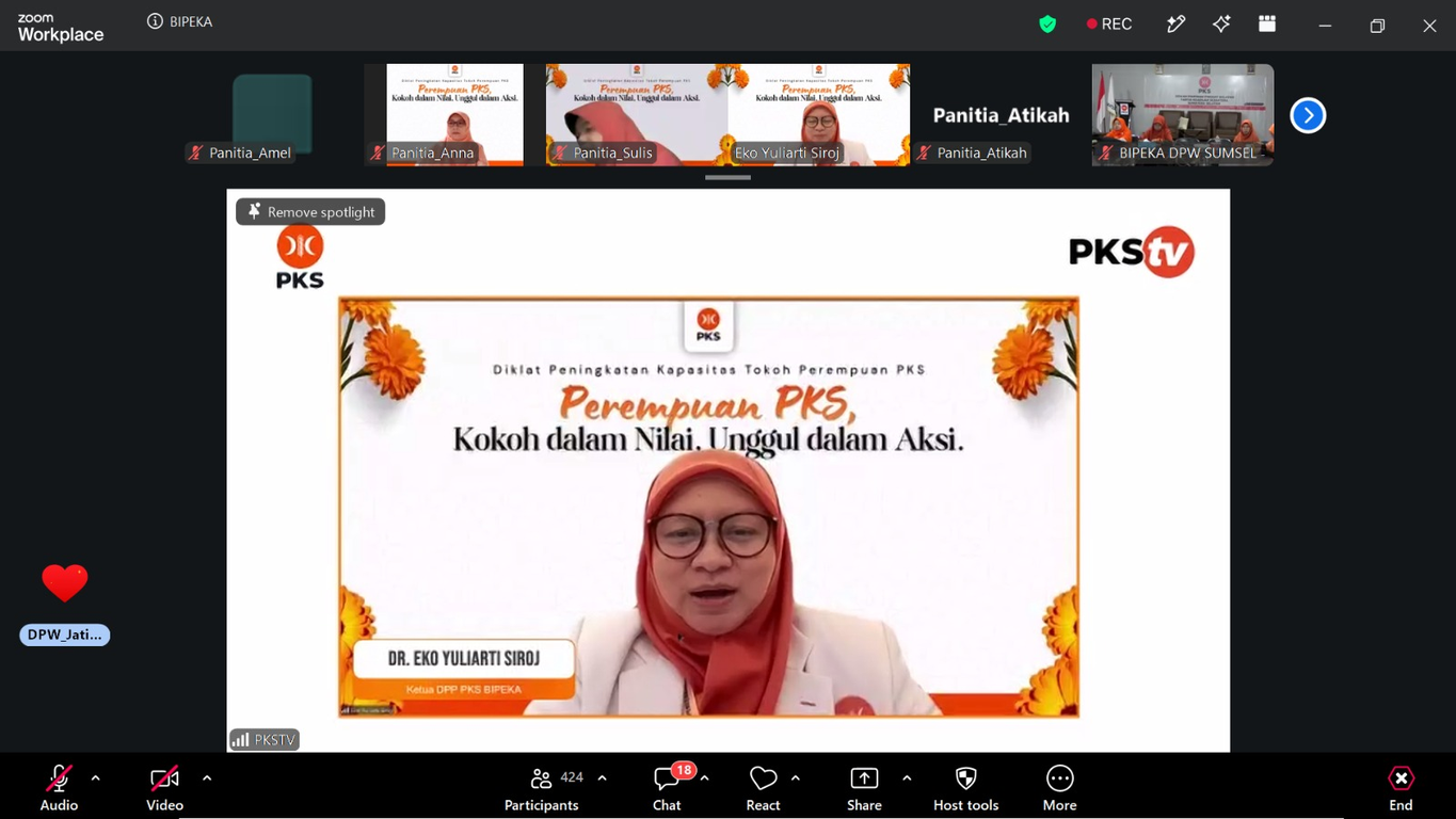 PKS Ajak Tokoh Perempuan Jadi Penggerak Perubahan