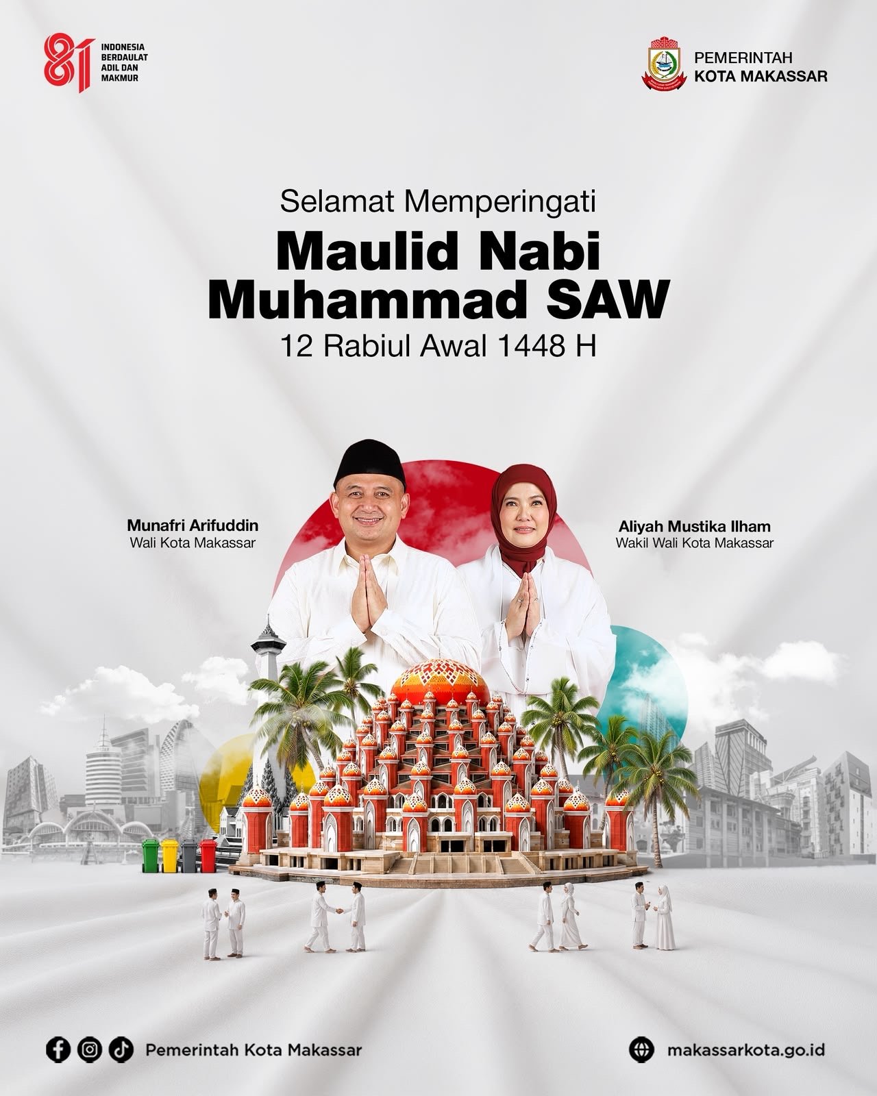 Wali Kota Appi Ajak RTRW Bersilaturahmi di Maulid Akbar Pesisir Tanggal 28 Agustus Malam